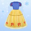 Meland eland Princess Dresses for Girls, Princess Dress Up for Girls 3-8 Princess Costume for Girls Birthday Gift Halloween Costume