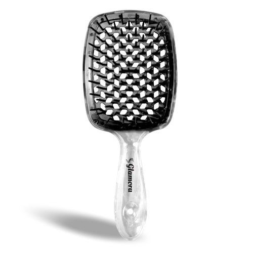 Hair Brush – Dry/Wet Hair Brush for Women & Men – Boar Bristle Brush for Curly, Thick, or Fine Hair – Detangling & Smoothing for All Hair Types by Glamora