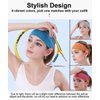 SUJAYU Sweatbands for Women, 4 PCS Womens Headbands Sweat Bands Headbands for Women, Workout Headbands for Women Non Slip, Wide Headbands for Women Hair Wrap Hair Accessories for Women