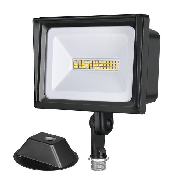 DEWENWILS 34W LED Flood Light Outdoor, 3200LM Super Bright(400W Equivalent) Flood Lights Outdoor, IP65 Waterproof Knuckle Mount LED Flood Light, 5000K LED Security Light for Garden, Yard, Garage