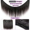 Beautymoon 12A Human Hair Bundles Straight 3 Bundles Human Hair 22 24 26 Inch 100% Unprocessed Brazilian Virgin Hair Straight Weave Human Hair Bundles Double Strong Weft