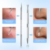 YGQQOY Blackhead Remover Tool, 5Pcs Acne Remover comedone Extractor, Professional Stainless Skin Zit Acne Blemish Whitehead Popping Removing Surgical Tweezers Extraction Tools for Nose Eye Face