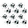Alise Cabinet Door Latch,Cupboard Closet Doors Catch Closer Double Ball Roller Latches,Cold Rolled Steel Silver CA1000LS-12P(Pack of 12)