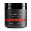 Ultra High Purity Hyaluronic Acid Capsules - 95%+ Highly Purified and Highly Bioavailable - 275mg Formula - Non-GMO Fermentation - High Strength with Vitamin C - 180 Capsules