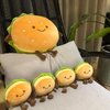 Goylmc Hamburger Plush Toy - Hamburger Stuffed Toys - Cute Food Plush Pillow - Room Decor Holiday Birthday for Kids Boys Girls (6")