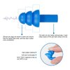100 Pair Soft Silicone Reusable Washable Ear Plugs for Sleeping Swimming Noise Hearing Protection Earplugs Music Concerts Construction Shooting Hunting Motor Sports
