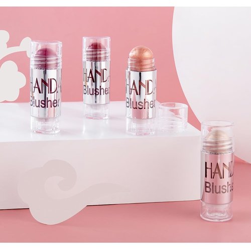 Multi-use Highlight Cream Blush Stick for Cheeks High Pigment Hydrating Long Lasting Highlight Contouring Portable Makeup for Women (03#, 1.0 Ounce (Pack of 1))