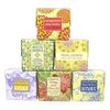 Bundle of 6 Greenwich Bay Trading Co. Soaps - 1.9oz Soaps in The Following Scents: Fresh Milk, Lemon Verbena, White Tea Calendula, Lavender Chamomile, Pomegranate Shea Butter, and Passion Flower and