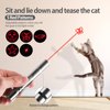 Zugesify Cat Toy, Interactive Toy with Red Dot LED Light Pointer, Long Range 3 Modes Projection Playpen for Kitten Interaction,Suitable for Cat Outdoor Pet Chasers Teasing Training Exercises(2 pcs)