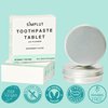 Chewable Toothpaste Tablets with Fluoride, 150 Pack - Travel Sized Oral Care, Eco Friendly Vegan Dental Tabs for Brushing - All Natural, SLS Free Ingredients for Adults - Peppermint Flavored