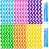 YEVYO 30 Pcs Heatless Hair Curlers Wave Curls Styling Kit with 2 Pcs Styling Hooks, No Heat Hair Curlers Heatless Wave Curlers for Women Girls Long Medium Short Hair (6 Colors, 25 cm/9.84 inch)