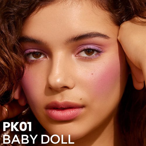 FOCALLURE Silky Cream Liquid Blush,Leaving a Matte Dewy Makeup Look,Easy to Apply and Create a Natural Flush,Long Lasting and Lightweight Cheek Blush Face Makeup,BABY DOLL