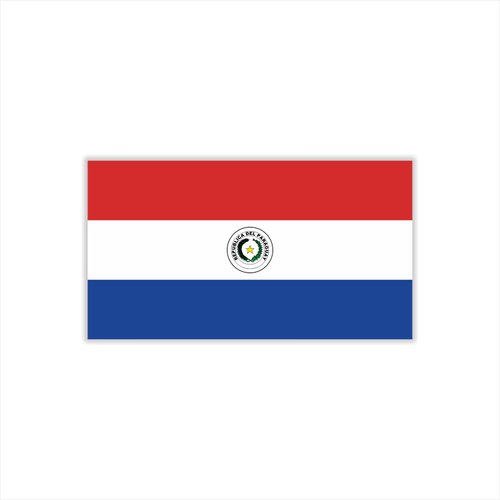 Womaha 30 Sheets Paraguay Flag Temporary Tattoos Fans Face Tattoo Stickers for Adults Kids Group Activity Props