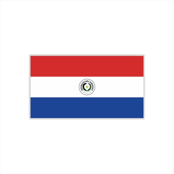Womaha 30 Sheets Paraguay Flag Temporary Tattoos Fans Face Tattoo Stickers for Adults Kids Group Activity Props
