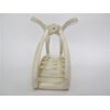 Generic Blonde creme white hair claw clip for medium hair
