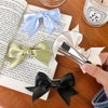 10 PCS Colorful Satin Bow Hair Clips Satin Hair Bow Satin Ribbon Bowknot Hair Barrettes Double Ponytail Hairclips Hair Accessories for Women Girls
