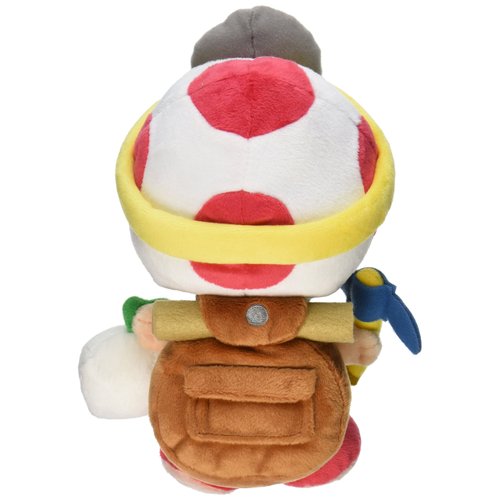 Little Buddy Super Mario Bros. Captain Toad Standing Pose Stuffed Plush, 9""", Multi-Colored (1409)