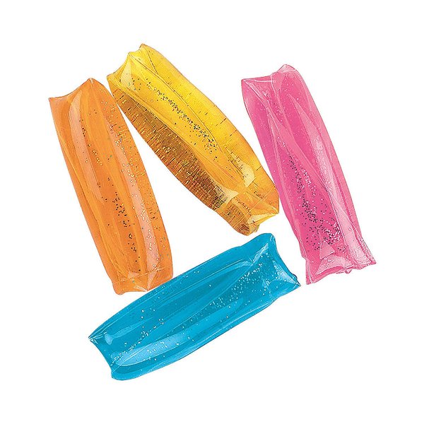 Fun Express Mini Water Tubes W/Glitter (2DZ) - Toys - 24 Pieces