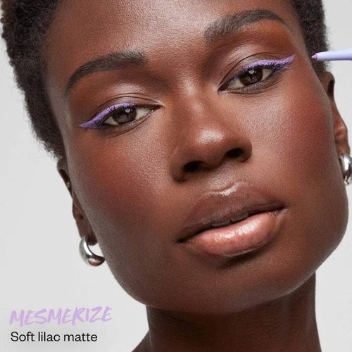 Kosas Soulgazer Intensifying Waterproof Gel Eyeliner - Mesmerize (soft lilac matte). Bonus Premium Korean Sheet Masque with Collagen
