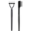 2Pcs Eyelash Separator, Eyelash Comb Lash Brush Separator, Lash Comb Eyelashes Curler Makeup Mascara Applicator, Eye Makeup Brush Tools, Metal Teeth Eyelashes Grooming Tool