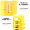 Caution Wet Floor Sign Hair Claw, Cleaning in Progress Hair Clips, Personalized Acetate Hair Claw for Women Yellow