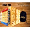 FINENI Dice Battle and TicTacToe Dual Sides Board Games, Wooden Coffee Table Games for Adults, 2~4 Player Bar Dice Games, Indoor Tabletop Game & 4 Players Wood Table Top Dice Game (Dual(2~4)/Log)