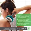 Gaiam Restore Cold Therapy Massage Roller - Easy-Glide Massage Ball Roller with Sure-Grip Handle - Muscle Massage Tool to Help with Sore Muscles, Neck, and Back Pain - Compact and Lightweight