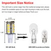 Makergroup T5 T10 Wedge Base LED Light Bulb High Brightness 12V 3W 2700K-3000K Warm White for Outdoor Landscape Lighting Deck Stair Step Path Lights and RV Lighting 2pcs