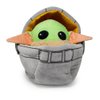 Buckle-Down Dog Toy, Mandalorian, Plush Squeaker Star Wars The Child Carriage Pose, Baby yoda, 8" x 8" (DTPT-SWBIJ) for All Breed Sizes