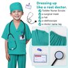 WooHand Kids Dress Up Costumes with Accessories Doctor Costume for Kids 3-9 Years