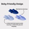 macoam Little Sharks Bath Toy Set | 3-Piece Bathtub Toy Set for Babies & Infants | Baby Sensory Toys | Shark Toys for Toddler (Blue)