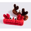 GK-O Creative Face Wash Hair Band Cute Cartoon Crab Headband Cute Funny Hair Hoop (Red)