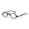 Calabria R314/R501S Vintage Retro Metal Reading Glasses +3.25 Black for Men & Women Designer Professor Round One Power Readers