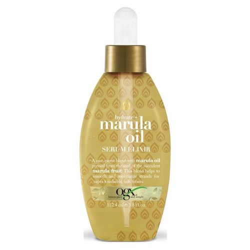 Ogx Serum Marula Oil 3.8 Ounce Dropper (112ml) (2 Pack)