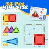 W WISE BLOCK Magnetic Tiles, 32PCS Mini Magnetic Blocks, STEM Travel Magnetic Building Blocks Sets, Construction Magnets Tiles Toys for Boys Girls Kids Toddlers Ages 3 4 5 6 7 8+ Year Old