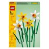 LEGO Creator Daffodils, Artificial Flower Building Kit, Build and Display This Bouquet as Decoration, Gift for Teens and Children 40747