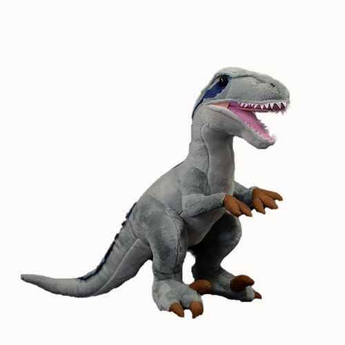 Tiny Heart Simulation Velociraptor Plush Toy, 16 Inch Velociraptor Dragon Stuffed Animals Realistic Doll Home Decor Collectibles Soft for Kids Boys