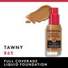 Covergirl Outlast Extreme Wear 3-in-1 Full Coverage Liquid Foundation, SPF 18 Sunscreen, Tawny, 1 Fl. Oz.