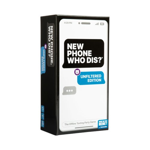 New Phone, Who Dis? by Relatable, The Offline Text Message Party Game, All New Updated Content, Card Games for Adults, Viral Party Game, Game Night Games, Includes 100 Inbox Cards and 300 Reply Cards
