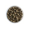 LSNDF 1000Pcs Non-Silicone Nano Ring Nano Lined Beads for Nano Ring Hair Extensions Hair Tinsel Feather Hair Extensions (4.0mm, Light Brown)
