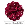 3 Pcs Peony Hair Clip Pearl Floral Brooch Hair Barrettes Hair Accessories for Women Girls #08