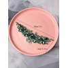 Brihasory Bride Wedding Hair Comb Rhinestone Bridal Hair Accessories Flower Hair Piece Party Prom Valentine Day Side Comb Crystal Hair Clips for Women and Girls Hair Decoration(Green)