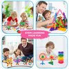 Serian 200 Pieces STEM Interlocking Building Blocks Set, Preschool Educational Building Toys for Kids Age 3+, Kindergarten STEM Toys for Boys and Girls, Elementary School Gift Creative Building Blocks