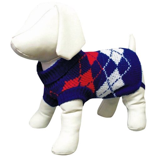 Amazing Pet Products Dog Sweater, 14-Inch, Blue