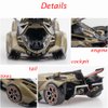 Toy Cars Model Lambo V12 Sports Race Car 1/24 Green Alloy Collectible Diecast Vehicles with Sound and Light