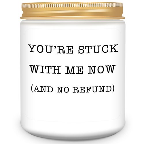 RIZOOCE Gifts for Men/Women, Christmas Gifts for Women，Personalized Gifts Ideas for Girlfriend, Anniversary Romantic Birthday Gift for Him/Her，Handmade Candle 9oz