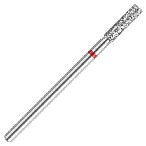 Rolybag Cuticle Nail Drill Bit Column Shape Cuticle Bit Diamond Nail Drill Bit 3/32'' Safety Cuticle Bit for Electric Remove Cuticle Dead Skin and Acrylic Gel Nails Manicure Tool (Fine)
