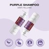 Karseell maca power Purple Shampoo Professional Neutralizes Brass & Yellow Tones For Blonde Silver Gray Highlighted Hair 16.90 oz 500ml