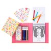 Tiger Tribe Schylling Ballet Coloring Set - Travel Take Along Art Kit - All Supplies Included - Easy Storage - Ages 3+ - 14014, Small