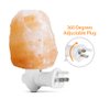 pursalt 2 Pack Himalayan Natural Salt Lamp Night Light Plug in, Certificated 360 Degree Rotatable Wall Plug with Extra 4 Replacement Bulbs for Bathroom Bedroom, Pink Crystal Rock Salt Hand Crafted